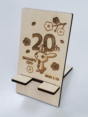 木製スマホスタンド