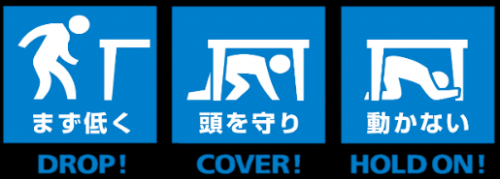 シェイクアウト行動の説明イラスト