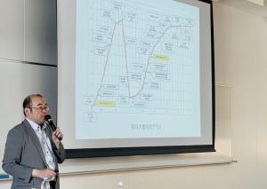 地元短期大学で講話1