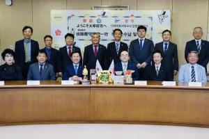 韓国扶余郡訪問団受け入れ1