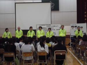 人権擁護委員の挨拶の写真