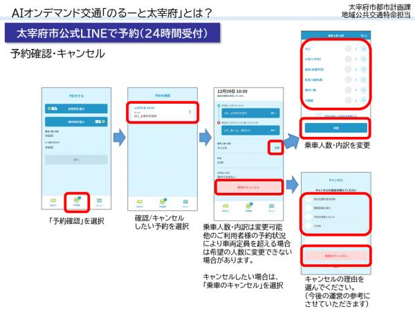 予約の確認・キャンセル