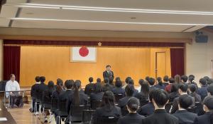 第64回太宰府顕彰会奨学生採用伝達式並びに授与式1