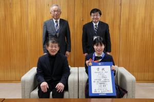 大原陽菜さん表敬訪問