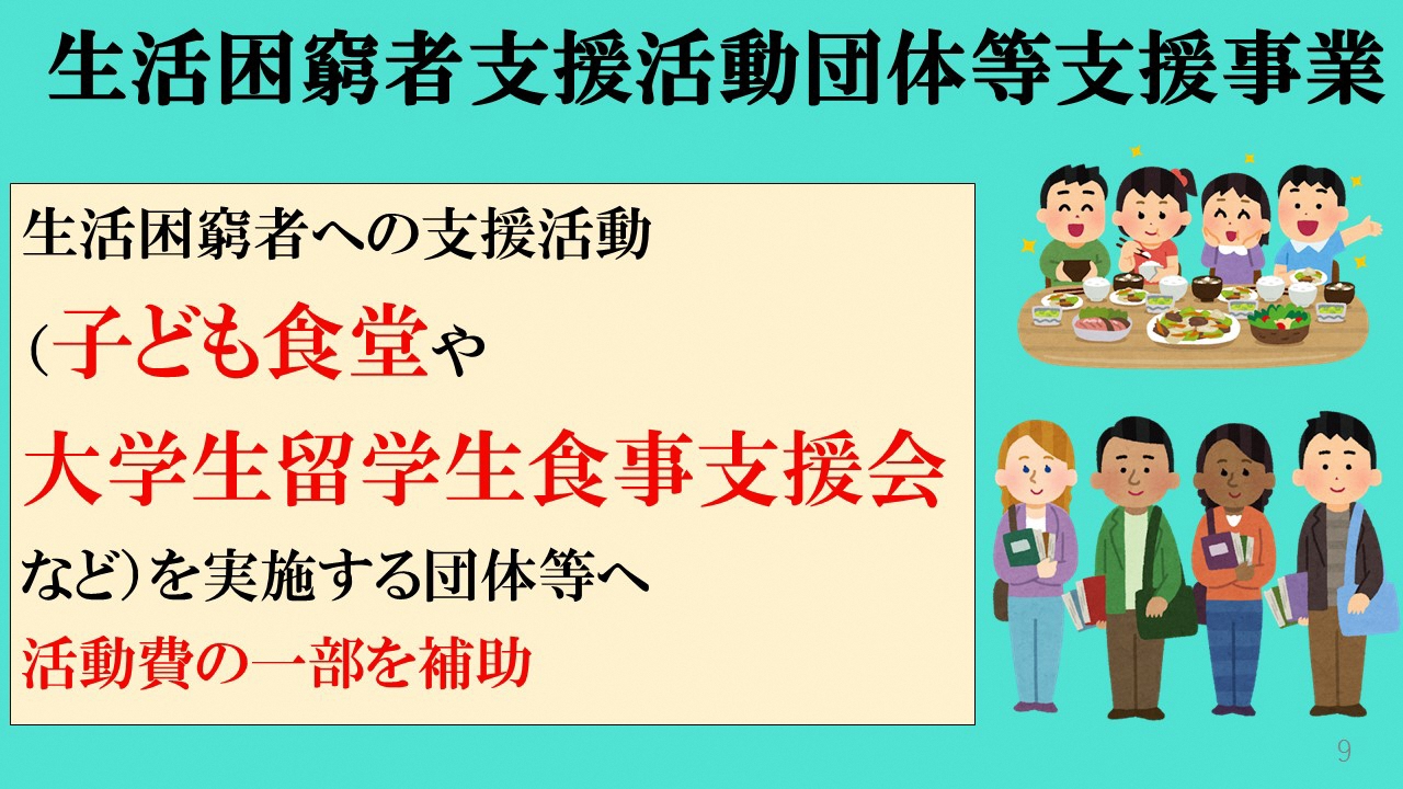 生活困窮者支援活動団体等支援事業の画像