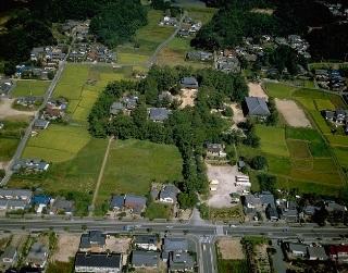 観世音寺境内及び子院跡附老司瓦窯跡上空からの画像