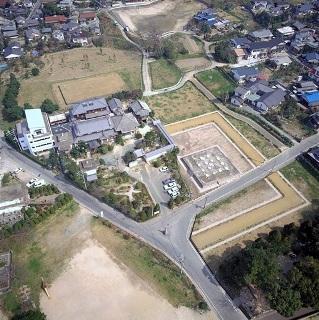 筑前国分寺跡上空からの画像