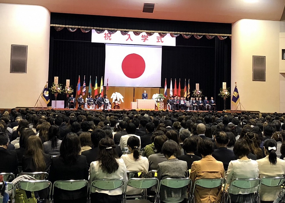 入学式の様子