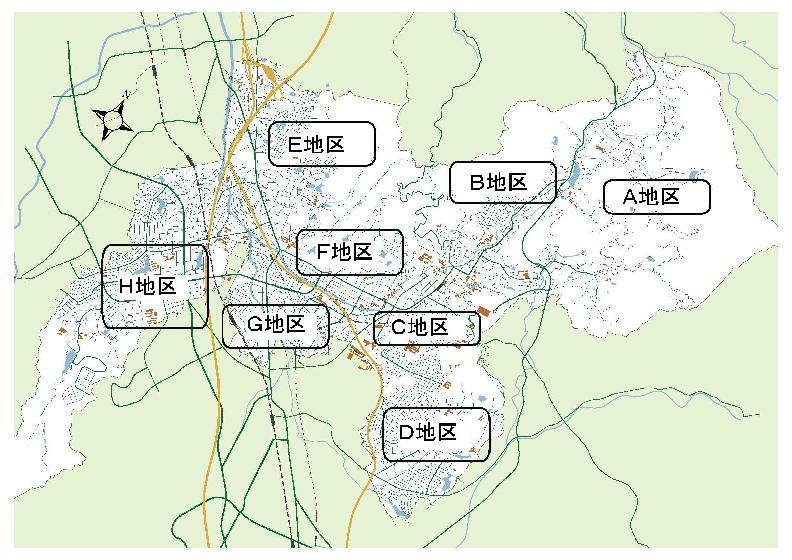 地域区分図の画像