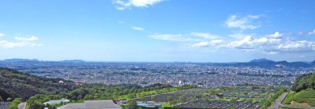 夫婦桜展望台（太宰府メモリアルパーク内） からの眺め