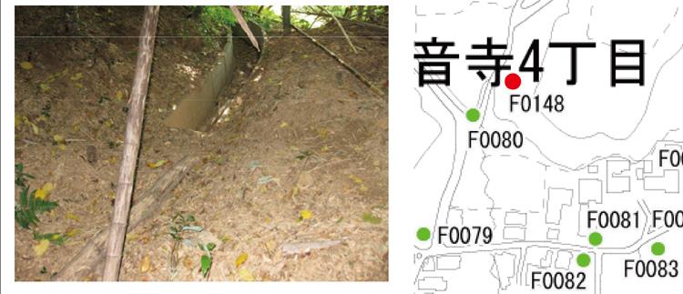 導水トンネル画像と位置図