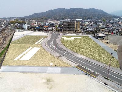 客館跡 南から