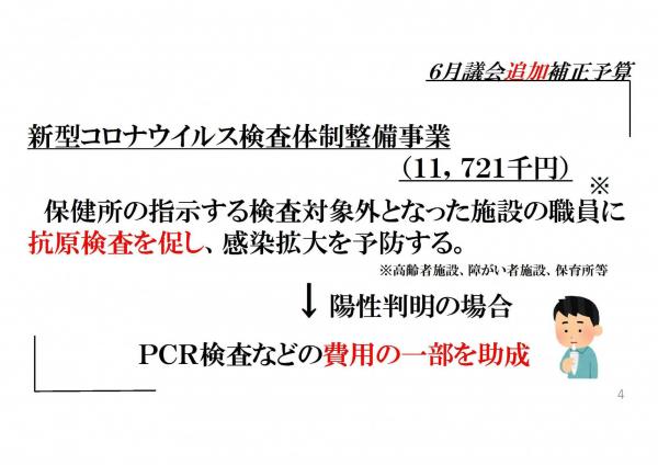 新型コロナウイルス検査体制整備事業（11,721千円）