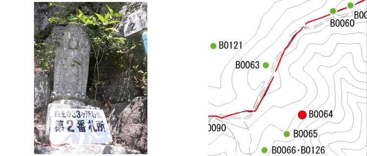 四王寺山三十三石仏 第2番札所