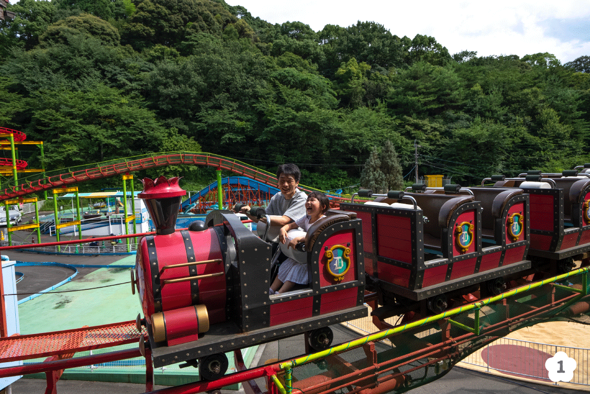 だざいふ遊園地　トレインコースター