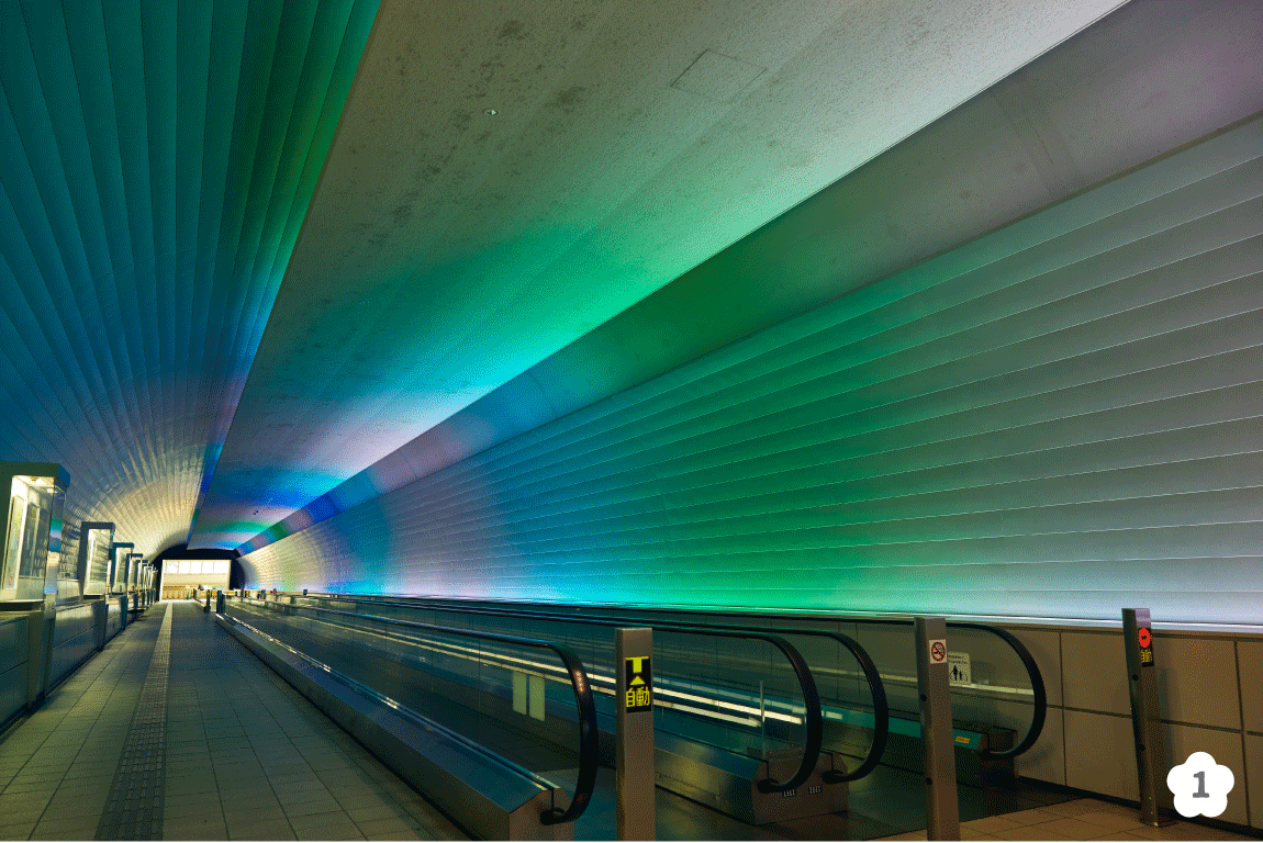 九州国立博物館　虹のトンネル