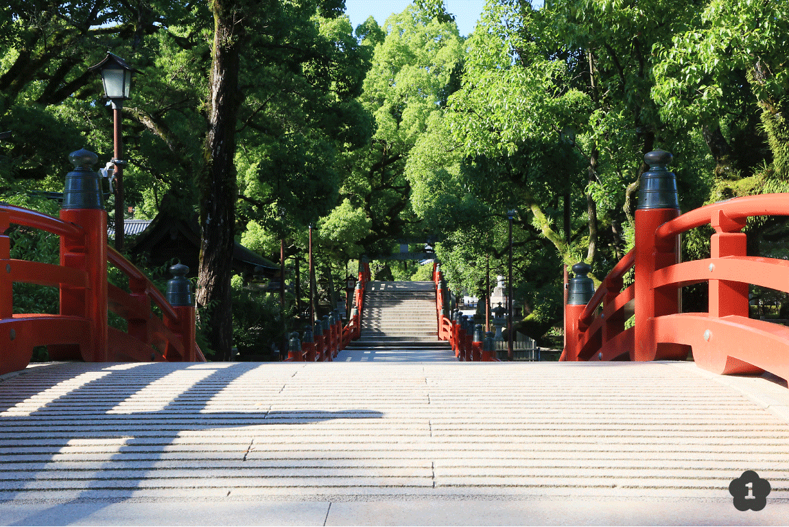 太鼓橋の写真