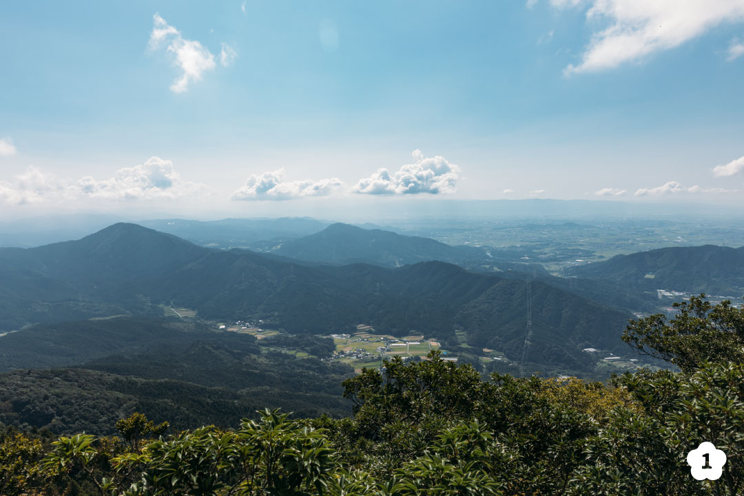 宝満山頂上