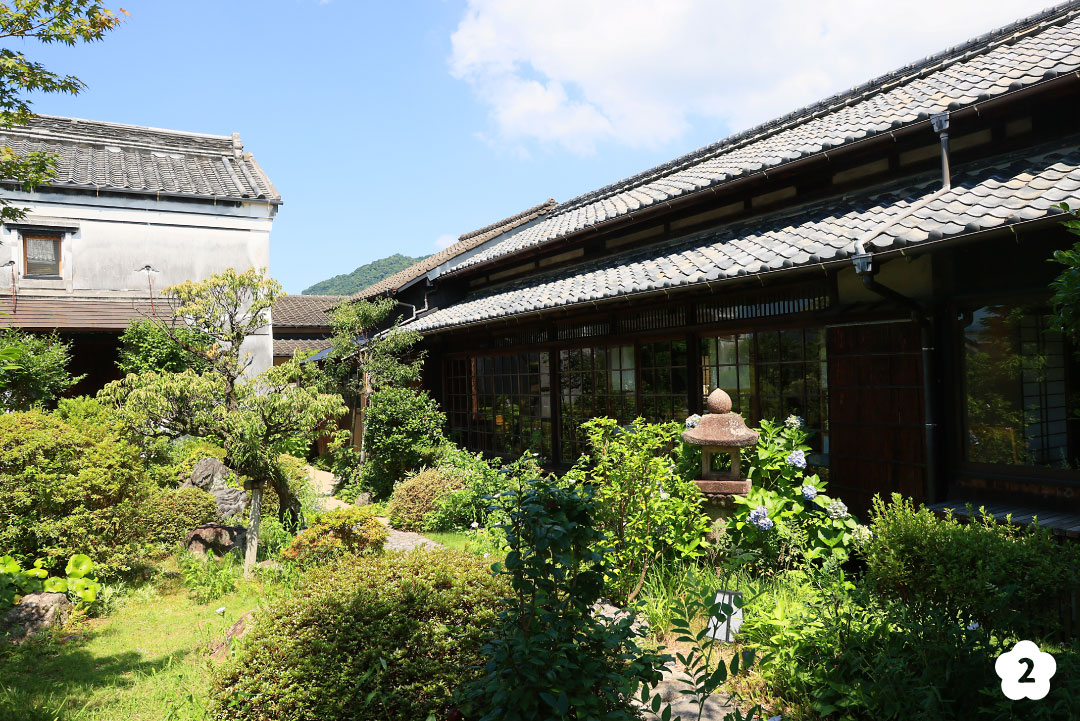 ホテルカルティアの日本庭園の写真